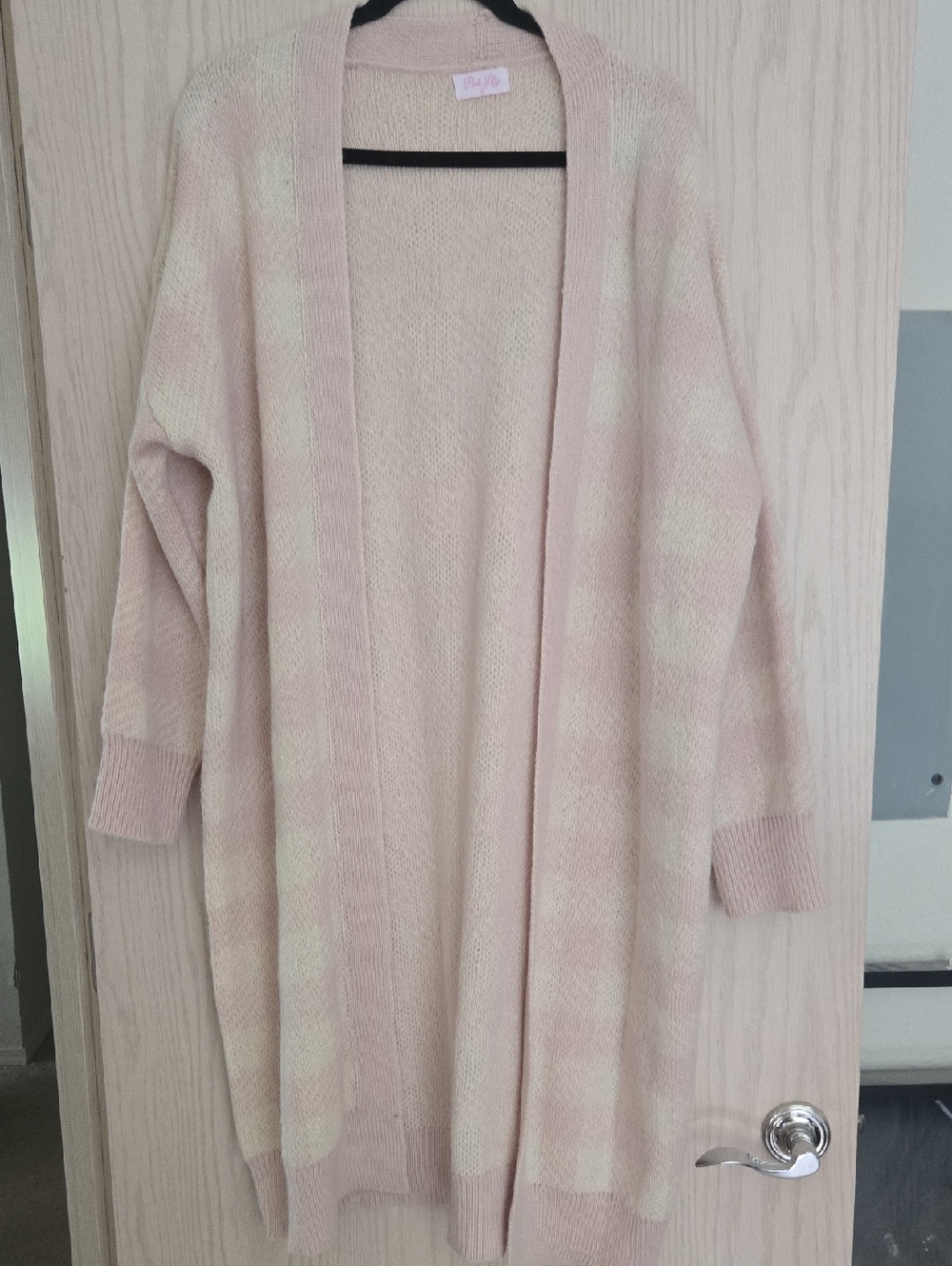 Pink Lily Soft Knit Open Front Women’s Duster